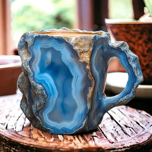 Taza de Café de Cristal Mineral